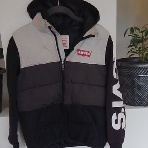 Levi's Kids Black and Gray Jacket